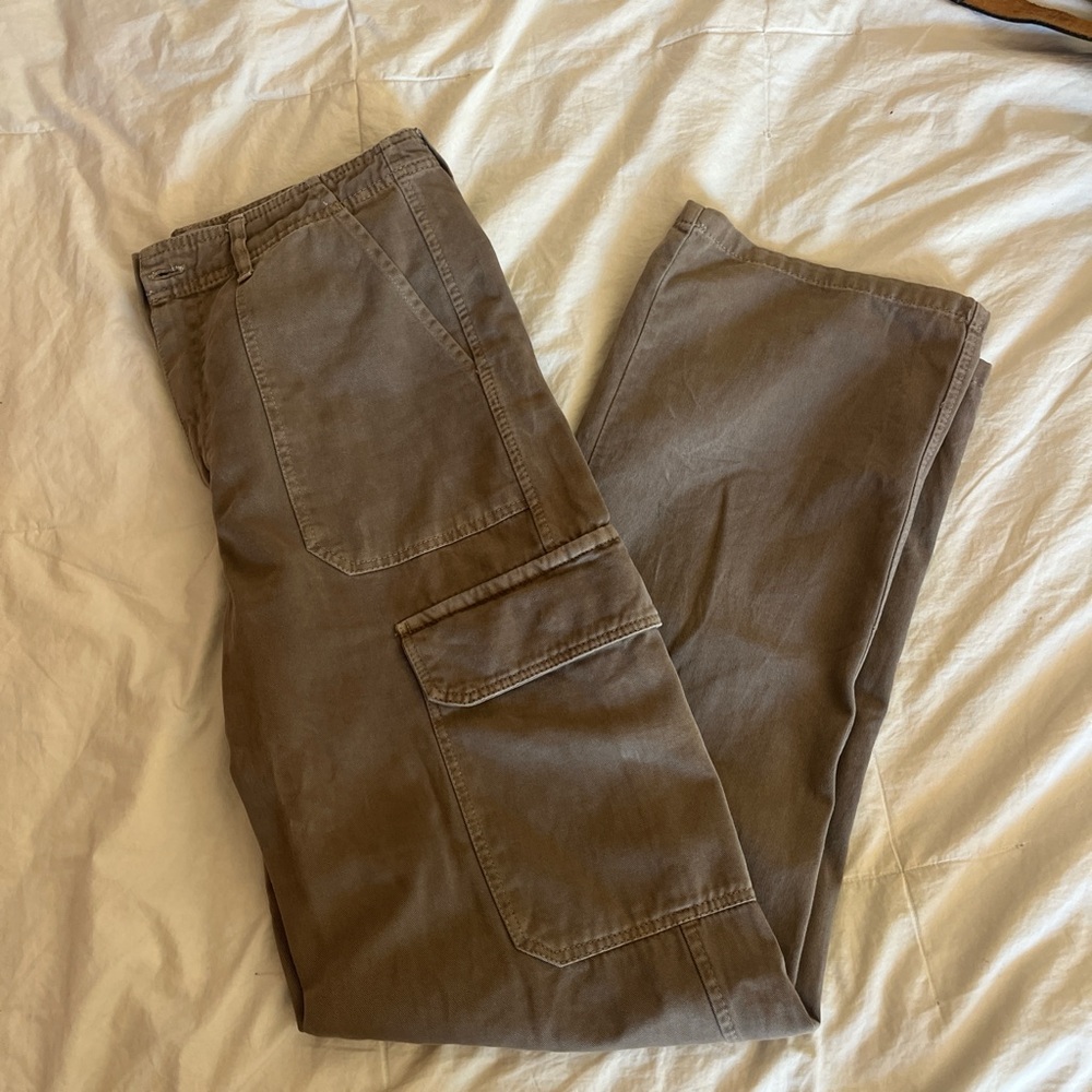 Zara Women's Tan Wide Leg Pants